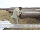 Final Pipe Welding